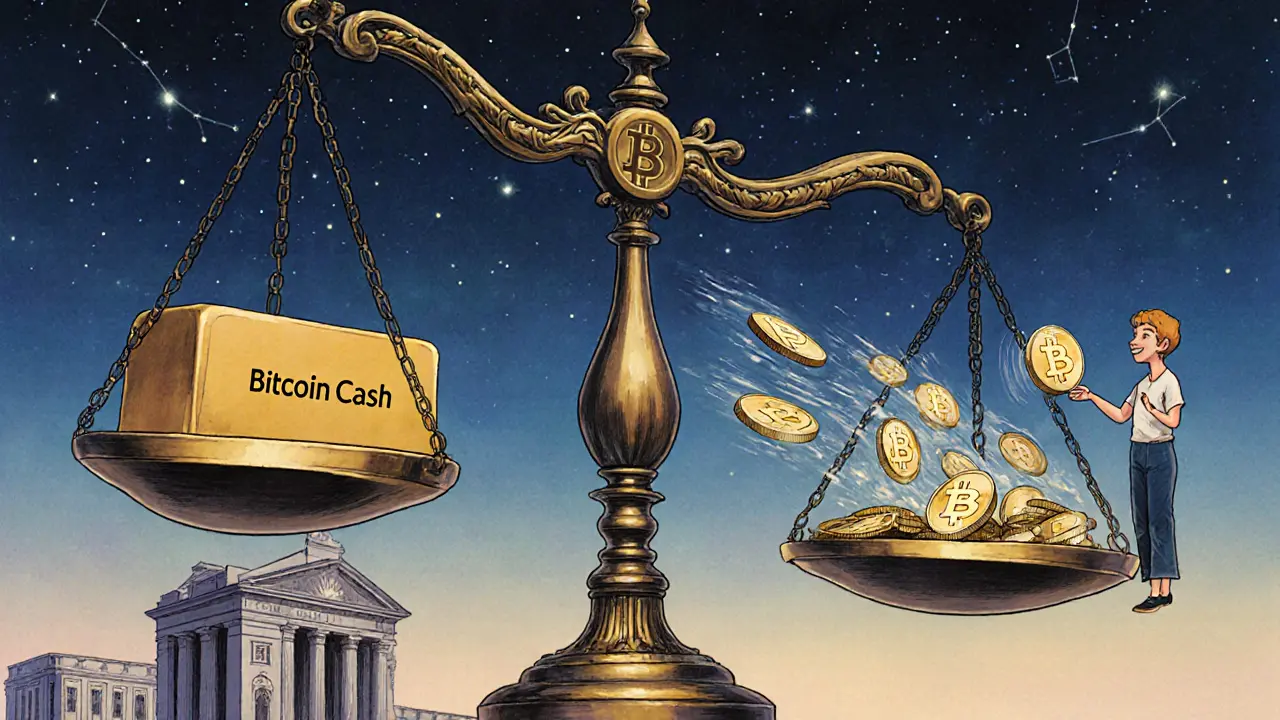 Баланс между Bitcoin как сбережением и Bitcoin Cash как инструментом для трат.