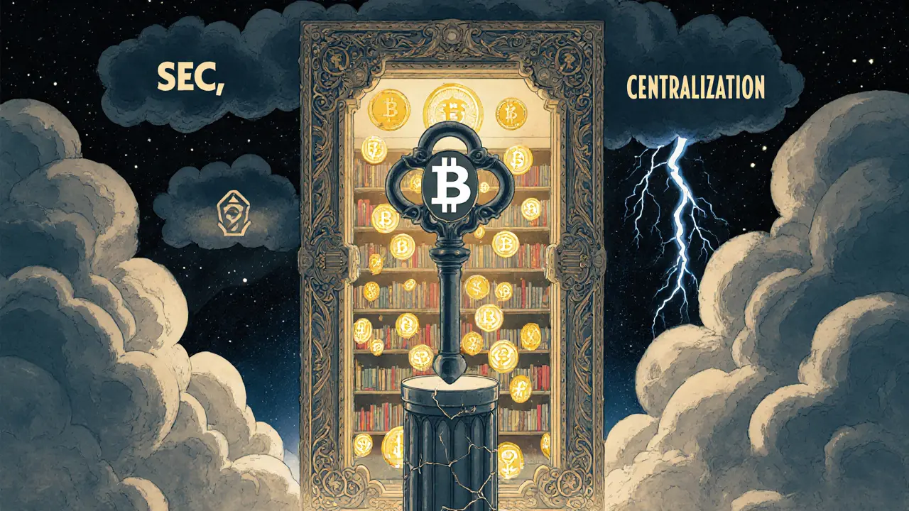 Огромный ключ BNB открывает сокровищницу цифровой экосистемы, в тени угрожающих туч SEC и централизации.