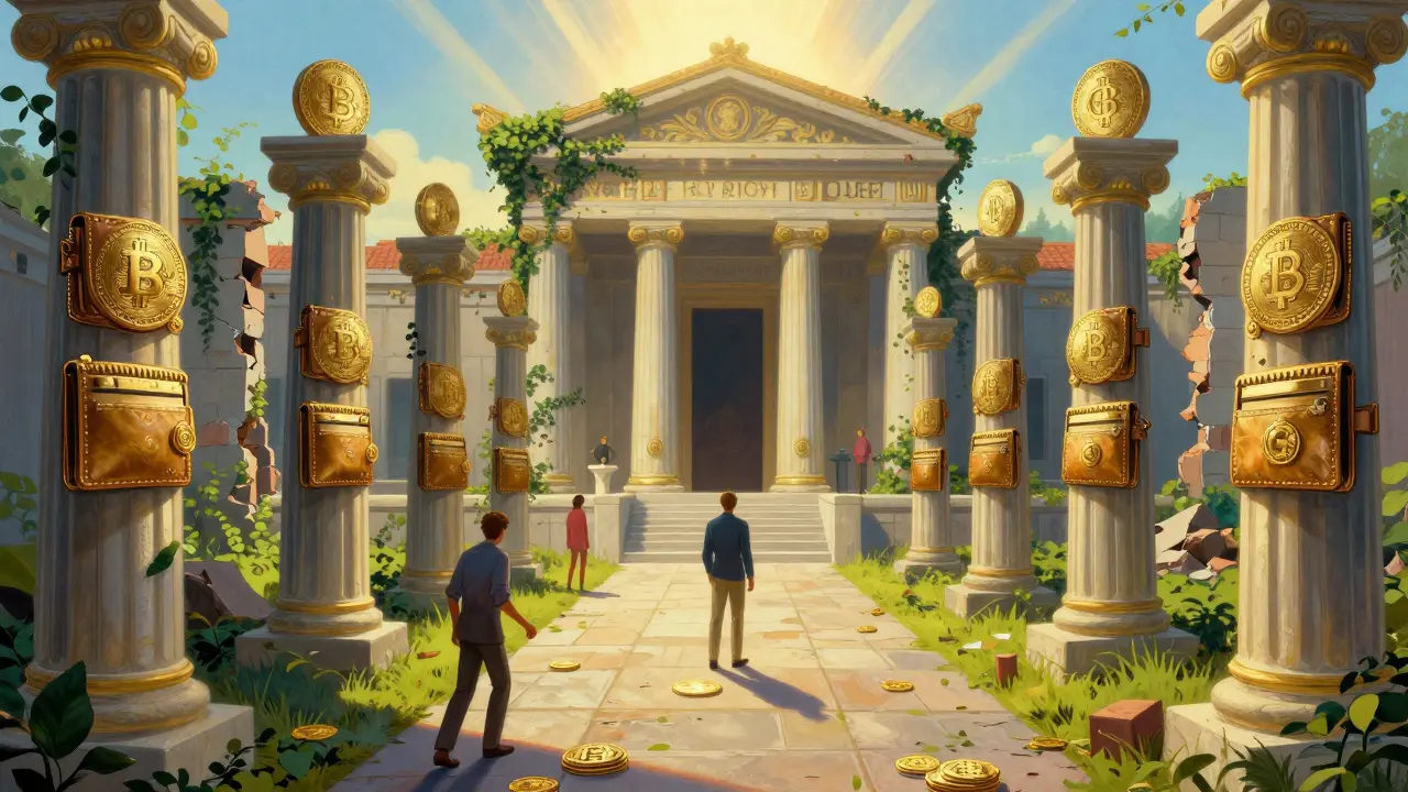 Храм лояльности с устойчивыми вознаграждениями против руин схемы &#039;богатства за минуту&#039;.