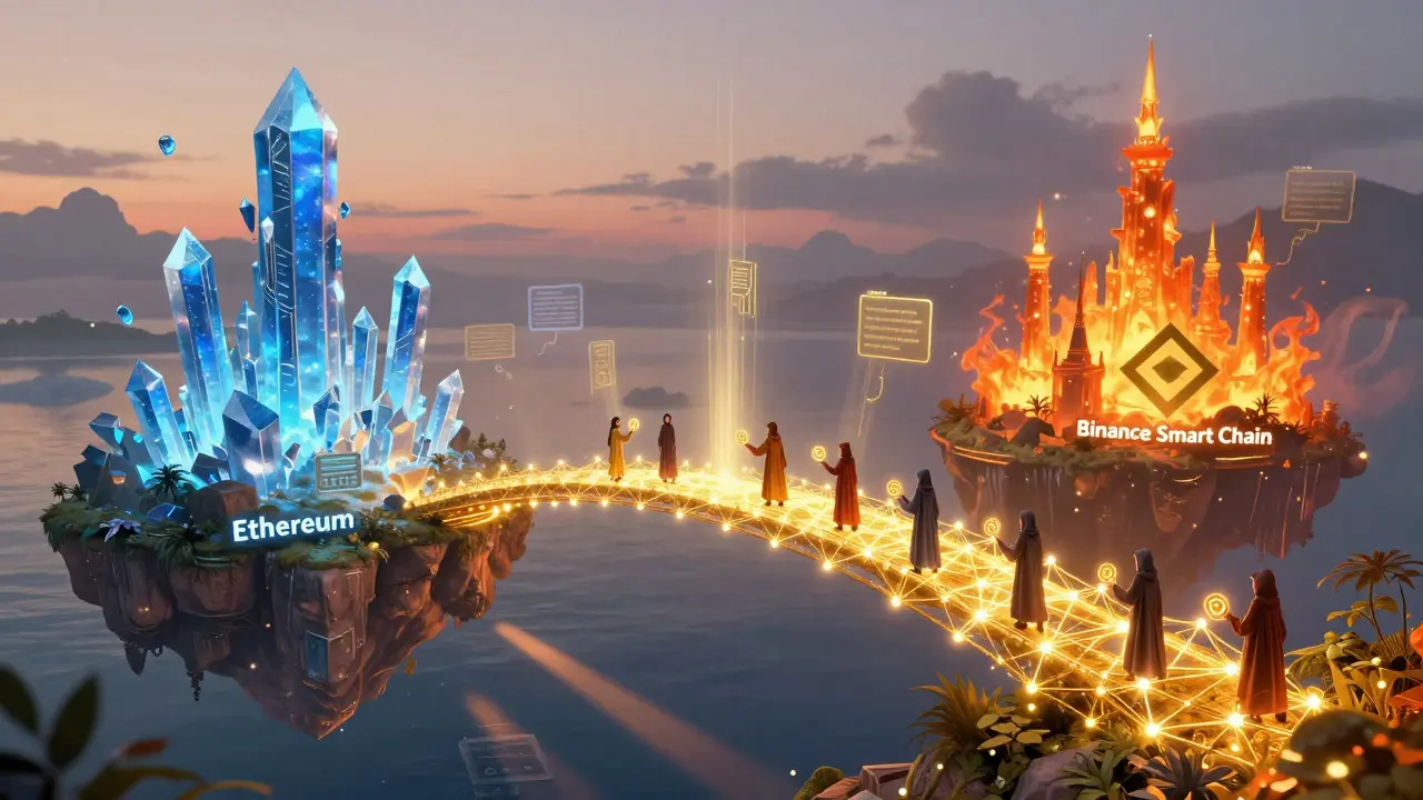 Кросс-чейн мосты для альткоинов: как безопасно переводить токены между блокчейнами