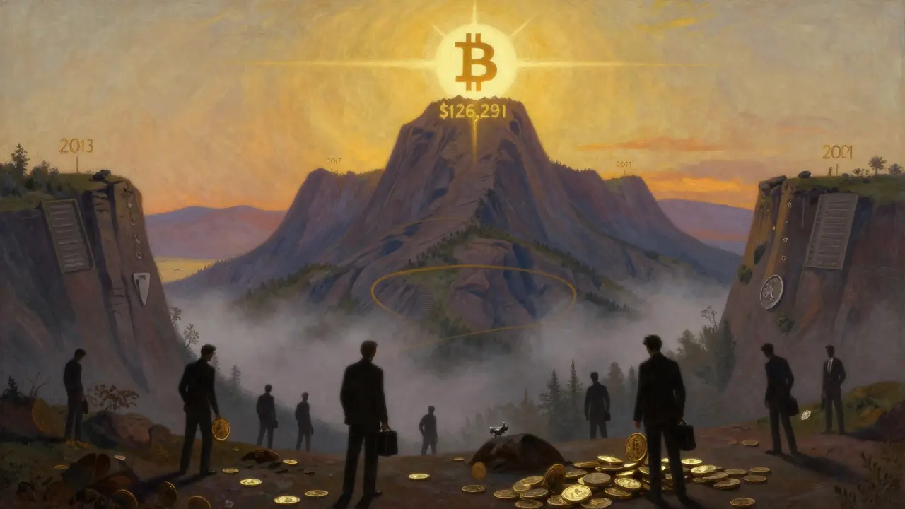 Пиковая гора с ценой 6 291, институциональные инвесторы тихо накапливают биткоины в долине.